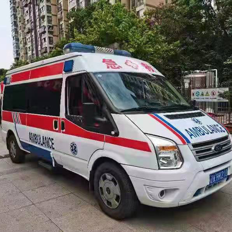 舞钢长途救护车护送病人返乡